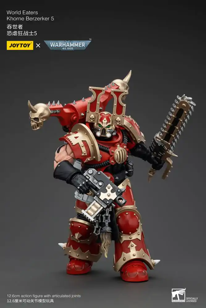 Warhammer 40k akcijska figura 1/18 World Eaters Khorne Berzerker 5 13 cm fotografija izdelka