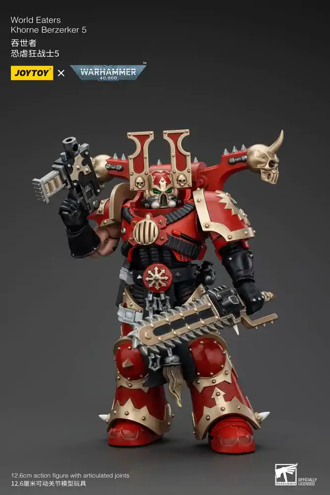 Warhammer 40k akcijska figura 1/18 World Eaters Khorne Berzerker 5 13 cm fotografija izdelka