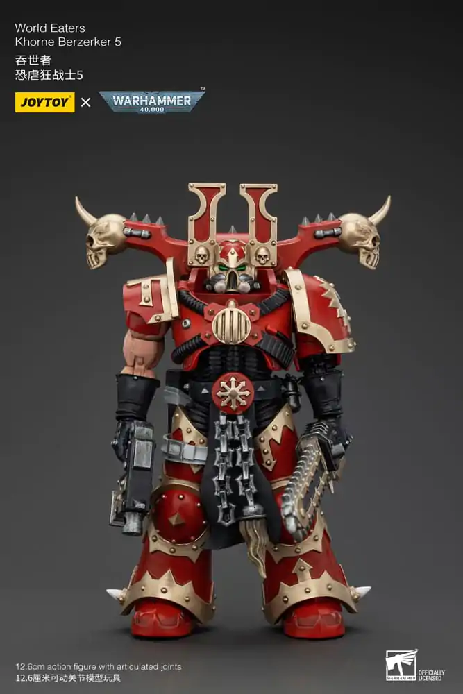 Warhammer 40k akcijska figura 1/18 World Eaters Khorne Berzerker 5 13 cm fotografija izdelka