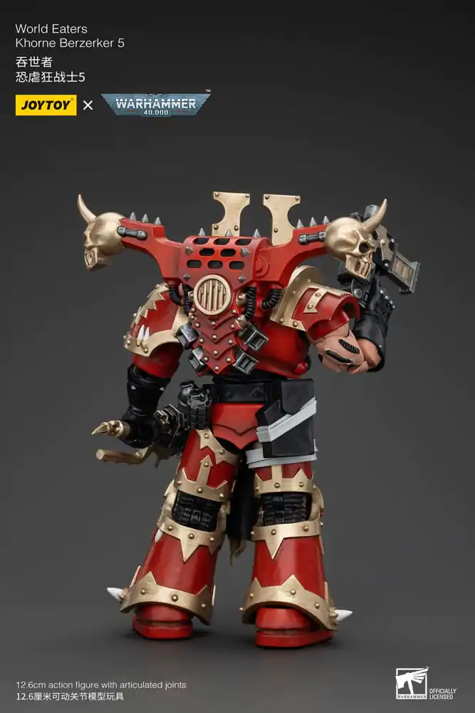 Warhammer 40k akcijska figura 1/18 World Eaters Khorne Berzerker 5 13 cm fotografija izdelka