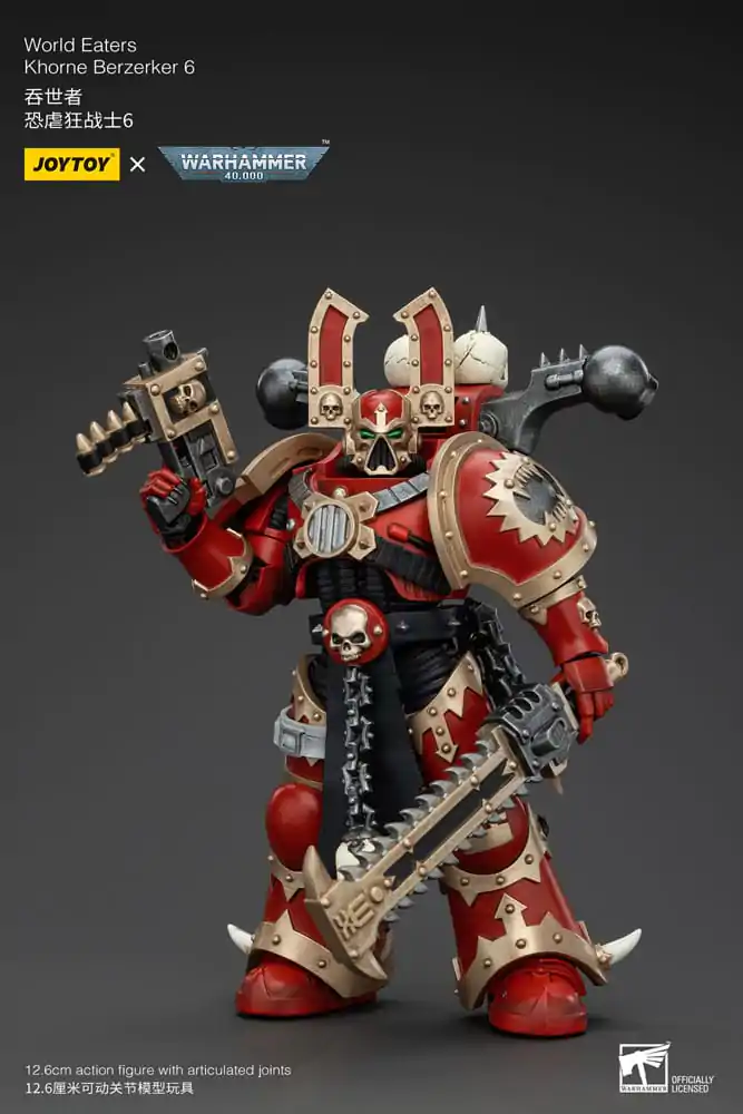 Warhammer 40k Akcijska figura 1/18 World Eaters Khorne Berzerker 6 13 cm fotografija izdelka