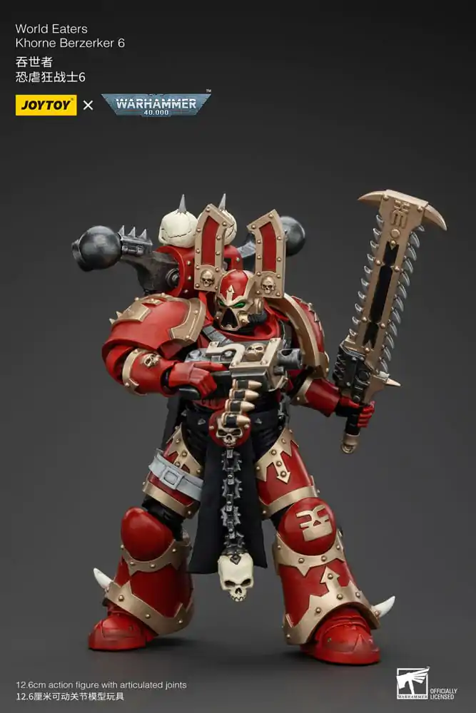 Warhammer 40k Akcijska figura 1/18 World Eaters Khorne Berzerker 6 13 cm fotografija izdelka