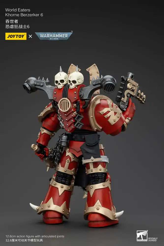 Warhammer 40k Akcijska figura 1/18 World Eaters Khorne Berzerker 6 13 cm fotografija izdelka