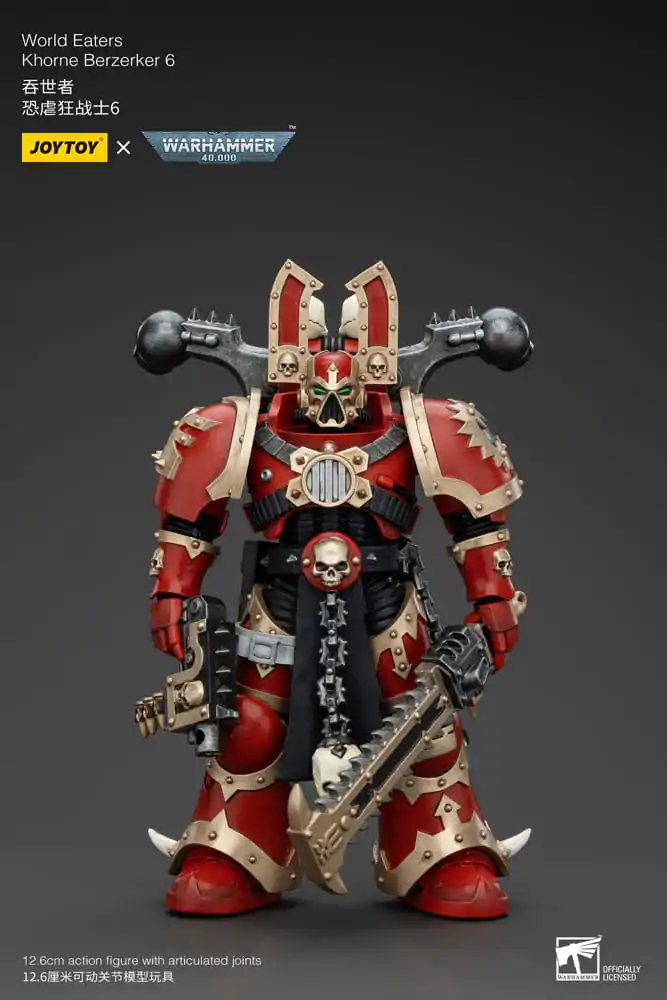 Warhammer 40k Akcijska figura 1/18 World Eaters Khorne Berzerker 6 13 cm fotografija izdelka