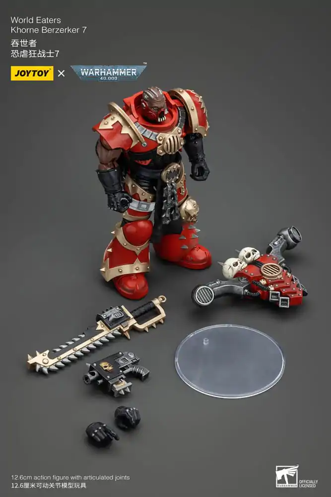 Warhammer 40k Akcijska Figura 1/18 World Eaters Khorne Berzerker 7 13 cm fotografija izdelka