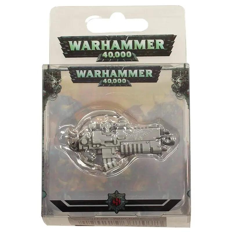 Warhammer 40K Metal Keychain Bolter Metallic Finish - Kovinska verižica za ključe fotografija izdelka