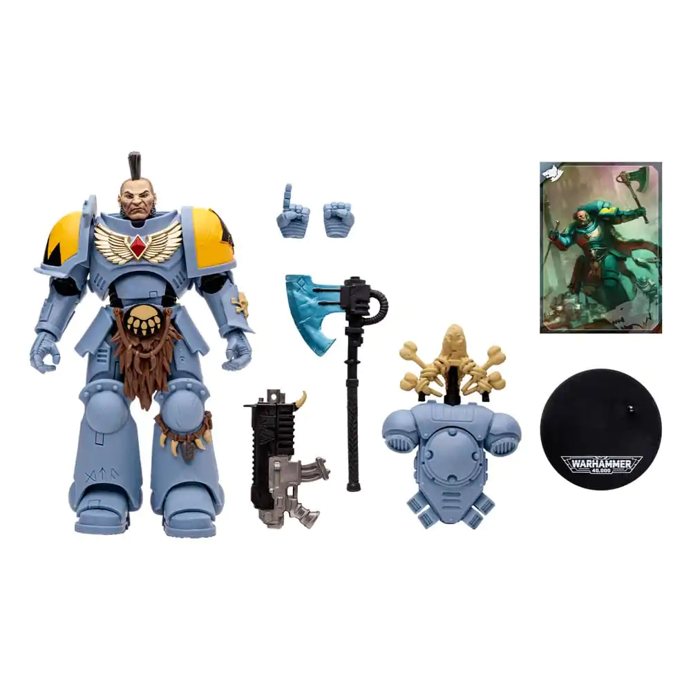 Warhammer 40k akcijska figura Space Wolves Wolf Guard 18 cm fotografija izdelka