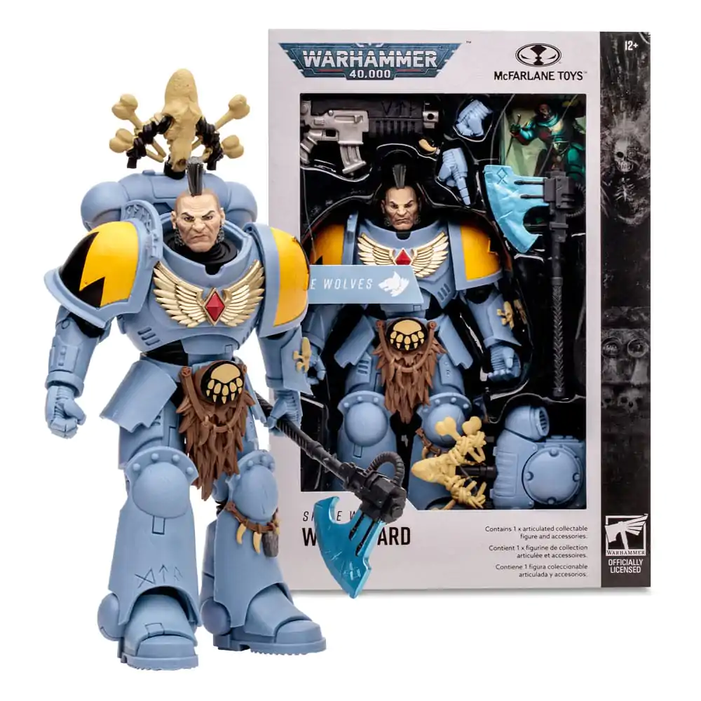 Warhammer 40k akcijska figura Space Wolves Wolf Guard 18 cm fotografija izdelka