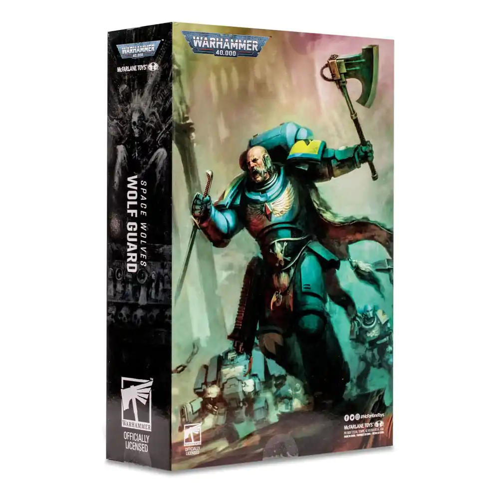Warhammer 40k akcijska figura Space Wolves Wolf Guard 18 cm fotografija izdelka
