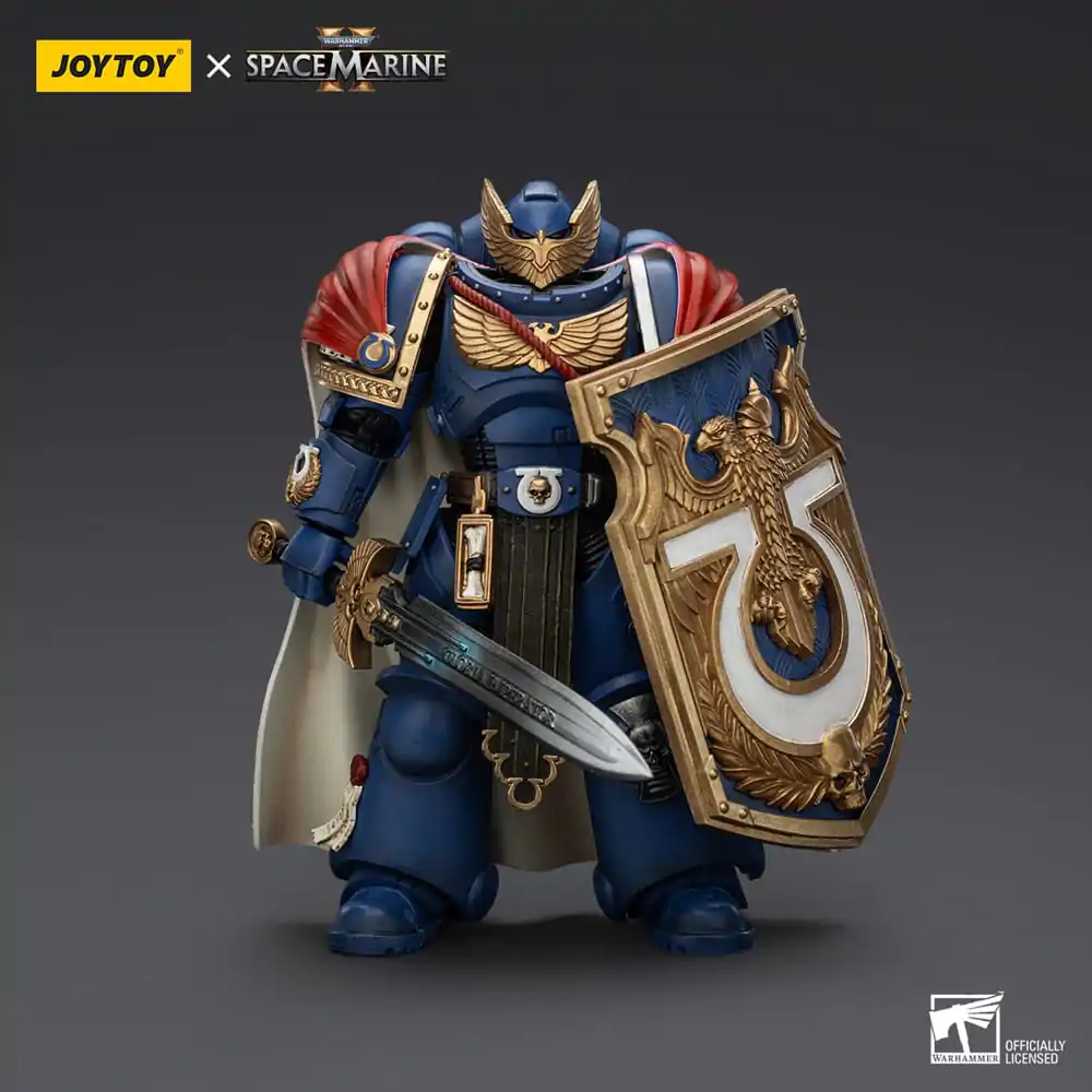 Warhammer 40k Akcijska figura Ultramarines Victrix Honour Guard s Storm Shieldom in Power Swordom 13 cm fotografija izdelka