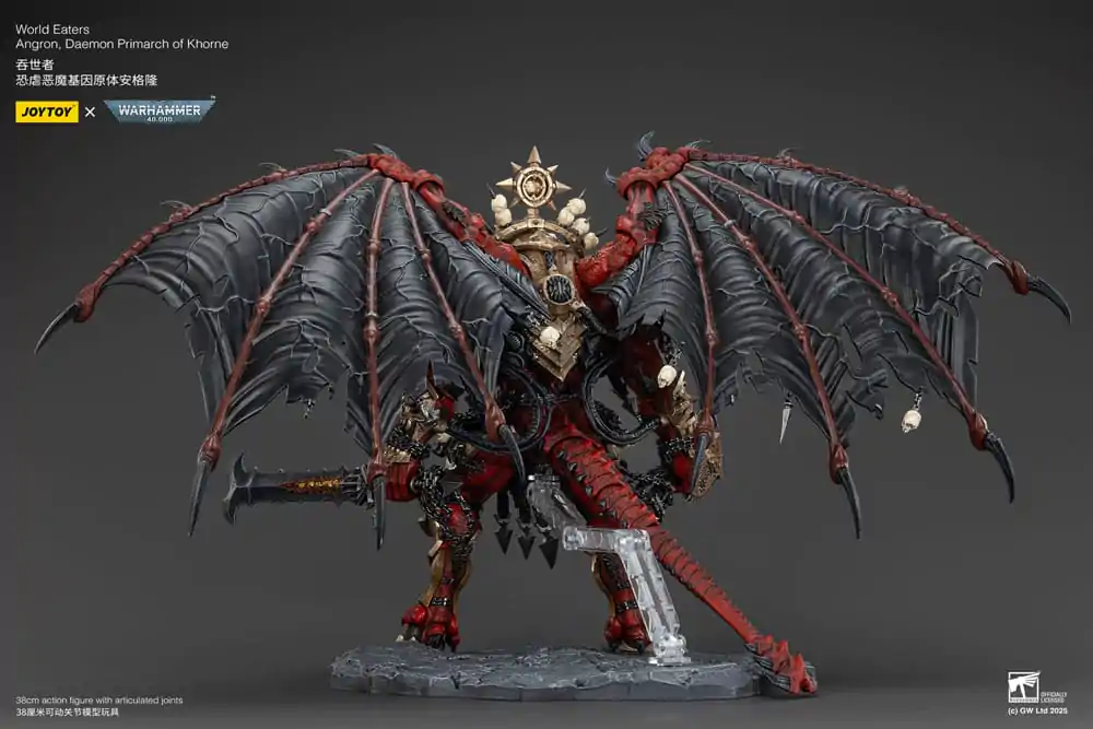 Warhammer 40k Akcijska figura World Eaters Angron Daemon Primarch of Khorne 48 cm fotografija izdelka