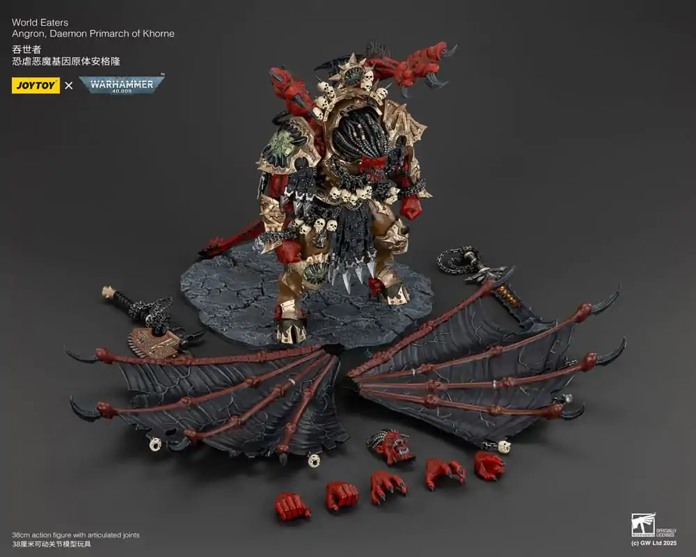 Warhammer 40k Akcijska figura World Eaters Angron Daemon Primarch of Khorne 48 cm fotografija izdelka