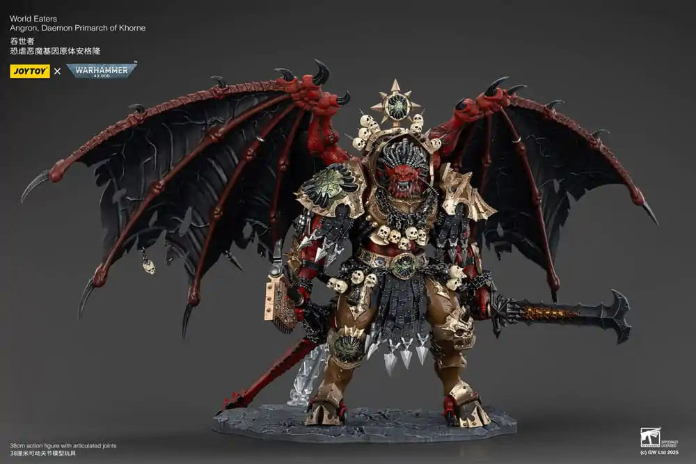 Warhammer 40k Akcijska figura World Eaters Angron Daemon Primarch of Khorne 48 cm fotografija izdelka