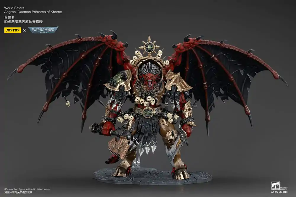 Warhammer 40k Akcijska figura World Eaters Angron Daemon Primarch of Khorne 48 cm fotografija izdelka