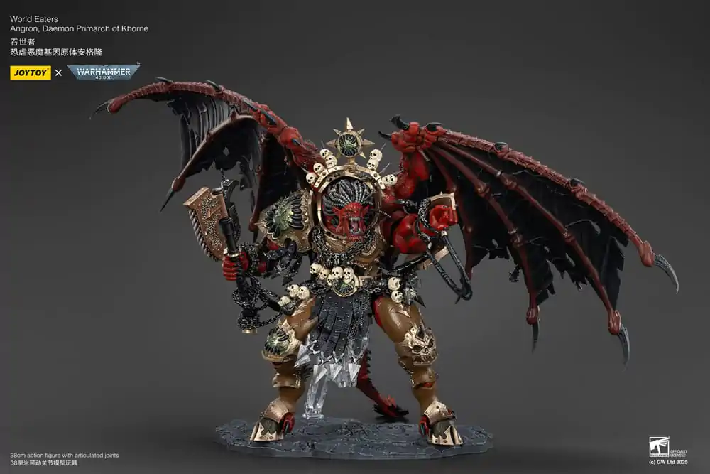 Warhammer 40k Akcijska figura World Eaters Angron Daemon Primarch of Khorne 48 cm fotografija izdelka