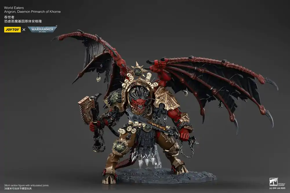 Warhammer 40k Akcijska figura World Eaters Angron Daemon Primarch of Khorne 48 cm fotografija izdelka