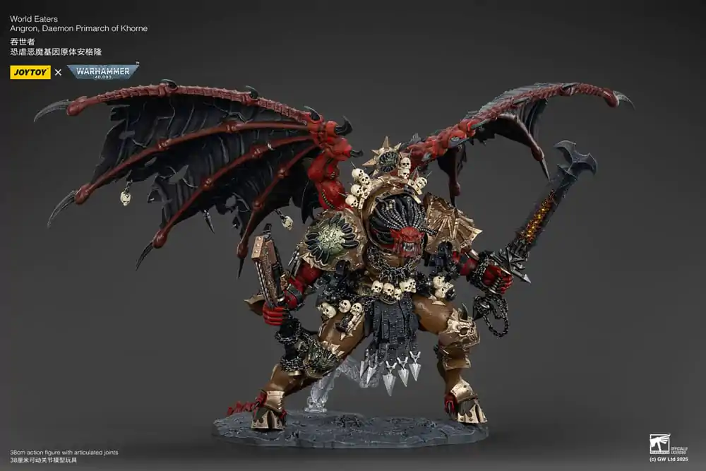 Warhammer 40k Akcijska figura World Eaters Angron Daemon Primarch of Khorne 48 cm fotografija izdelka