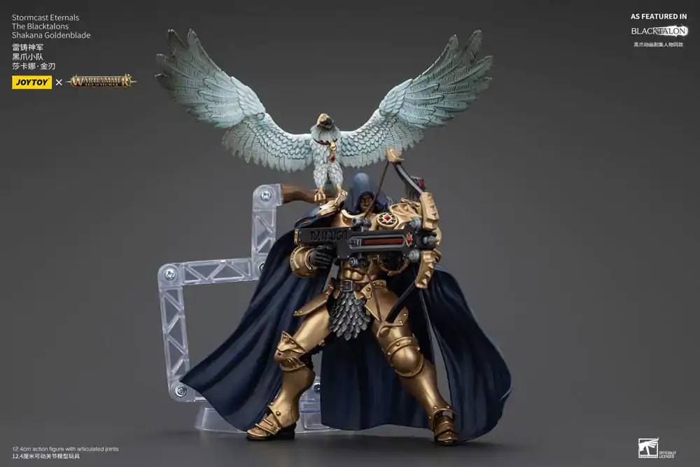 Warhammer Age of Sigmar Akcijska figura Stormcast Eternals The Blacktalons Shakana Goldenblade 20 cm fotografija izdelka