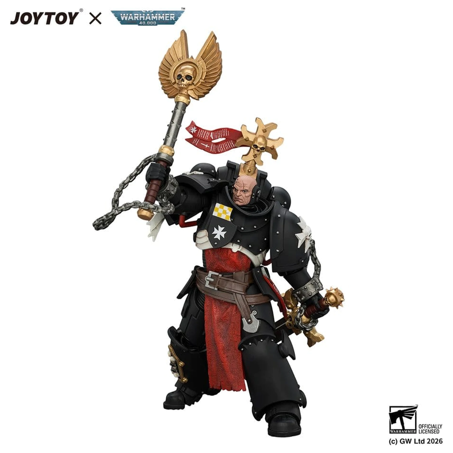 Warhammer akcijska figura Black Templars Execrator 1 12 cm fotografija izdelka
