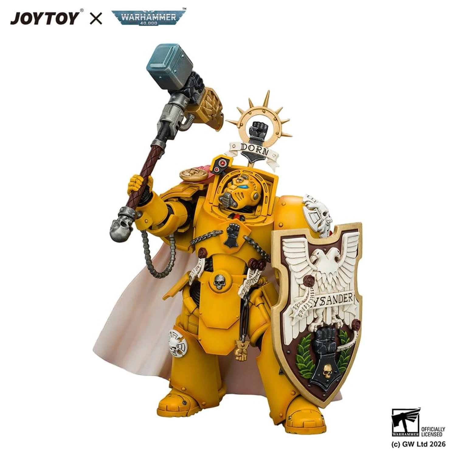 Warhammer akcijska figura Imperial Fists Darnath Lysander 14 cm fotografija izdelka
