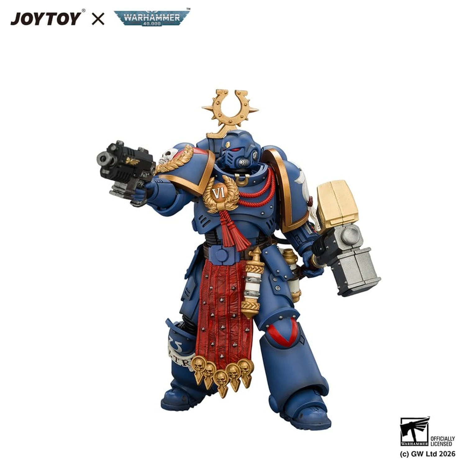 Warhammer akcijska figura Ultramarines Ferren Areios 12 cm fotografija izdelka