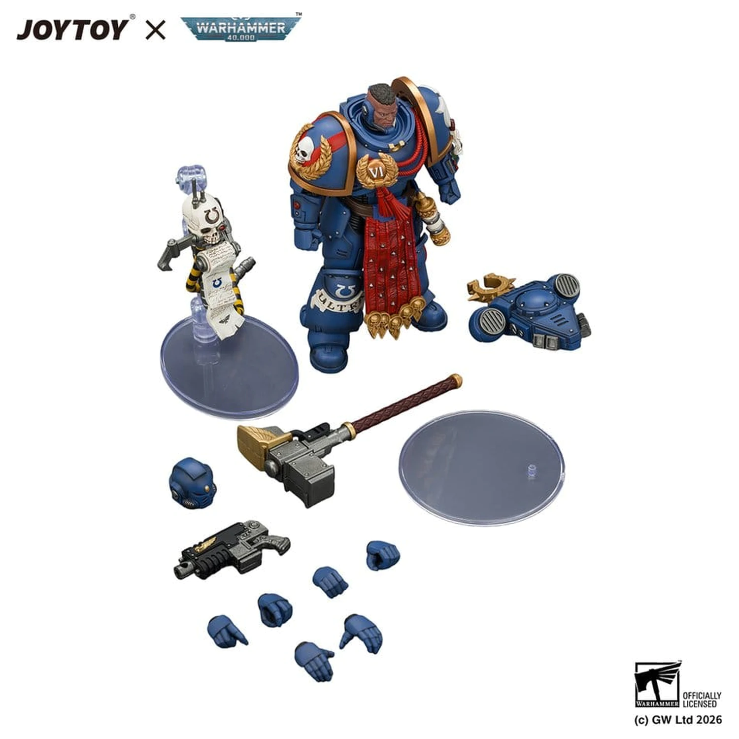 Warhammer akcijska figura Ultramarines Ferren Areios 12 cm fotografija izdelka