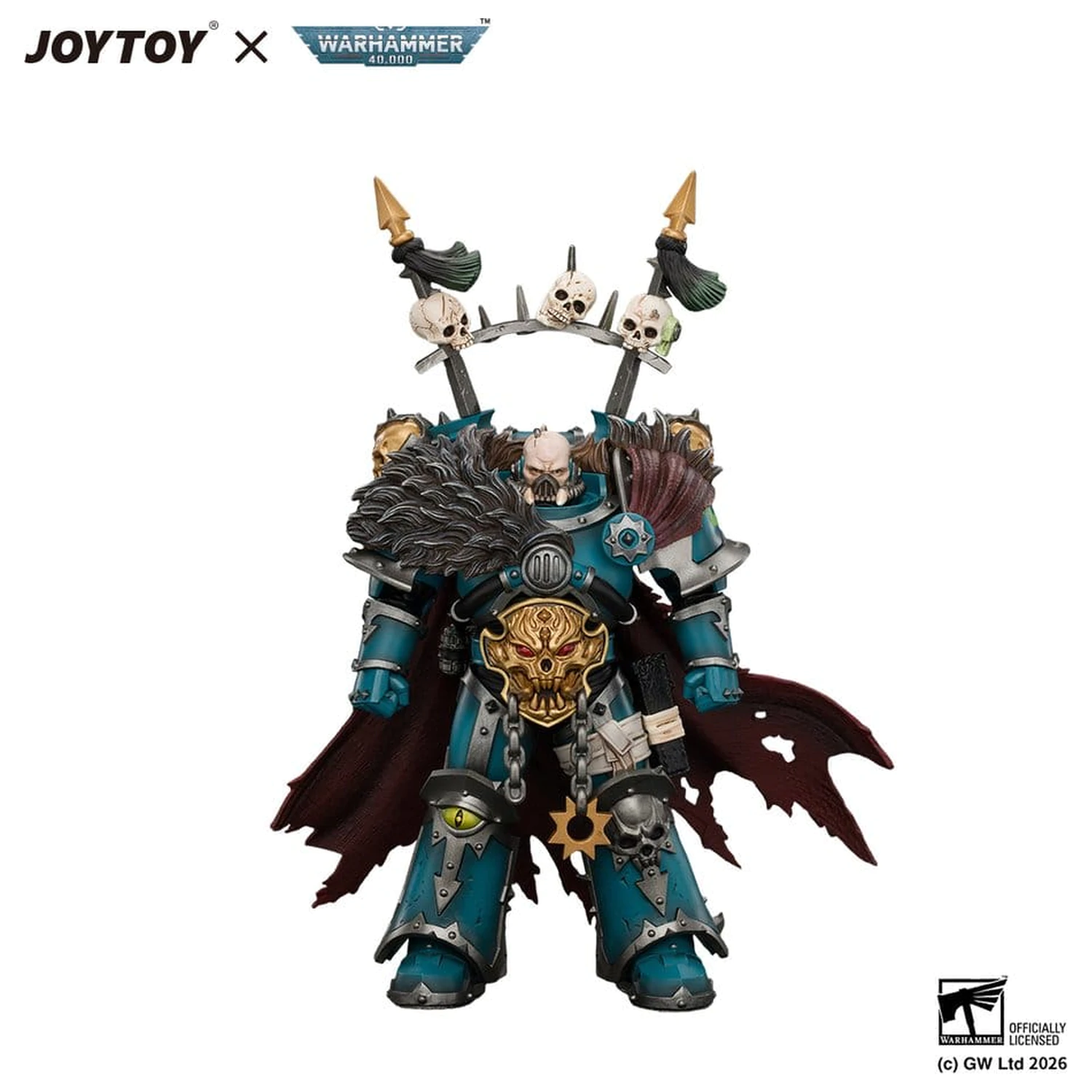 Warhammer akcijska figura Alpha Legion Chaos Lord 13 cm fotografija izdelka