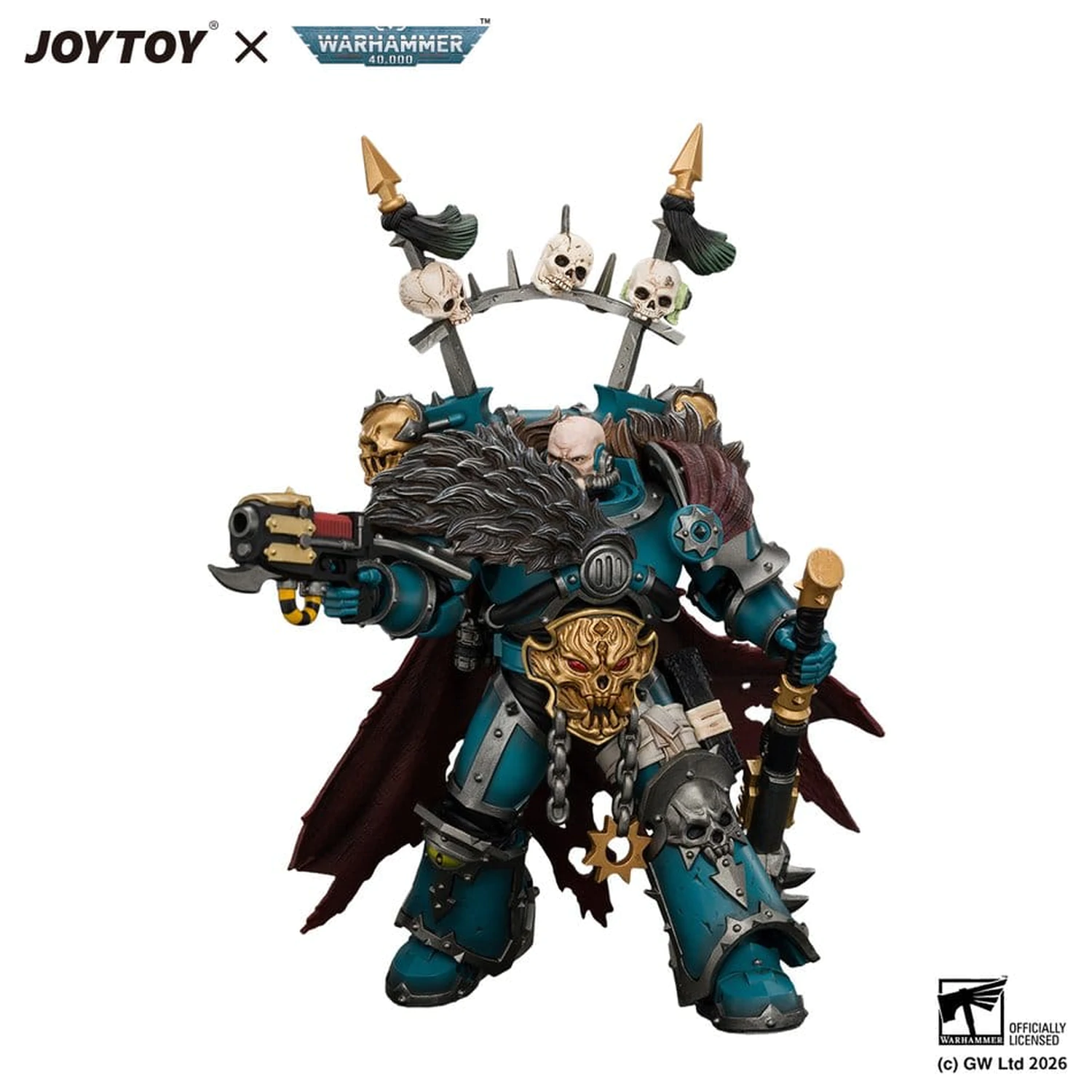 Warhammer akcijska figura Alpha Legion Chaos Lord 13 cm fotografija izdelka