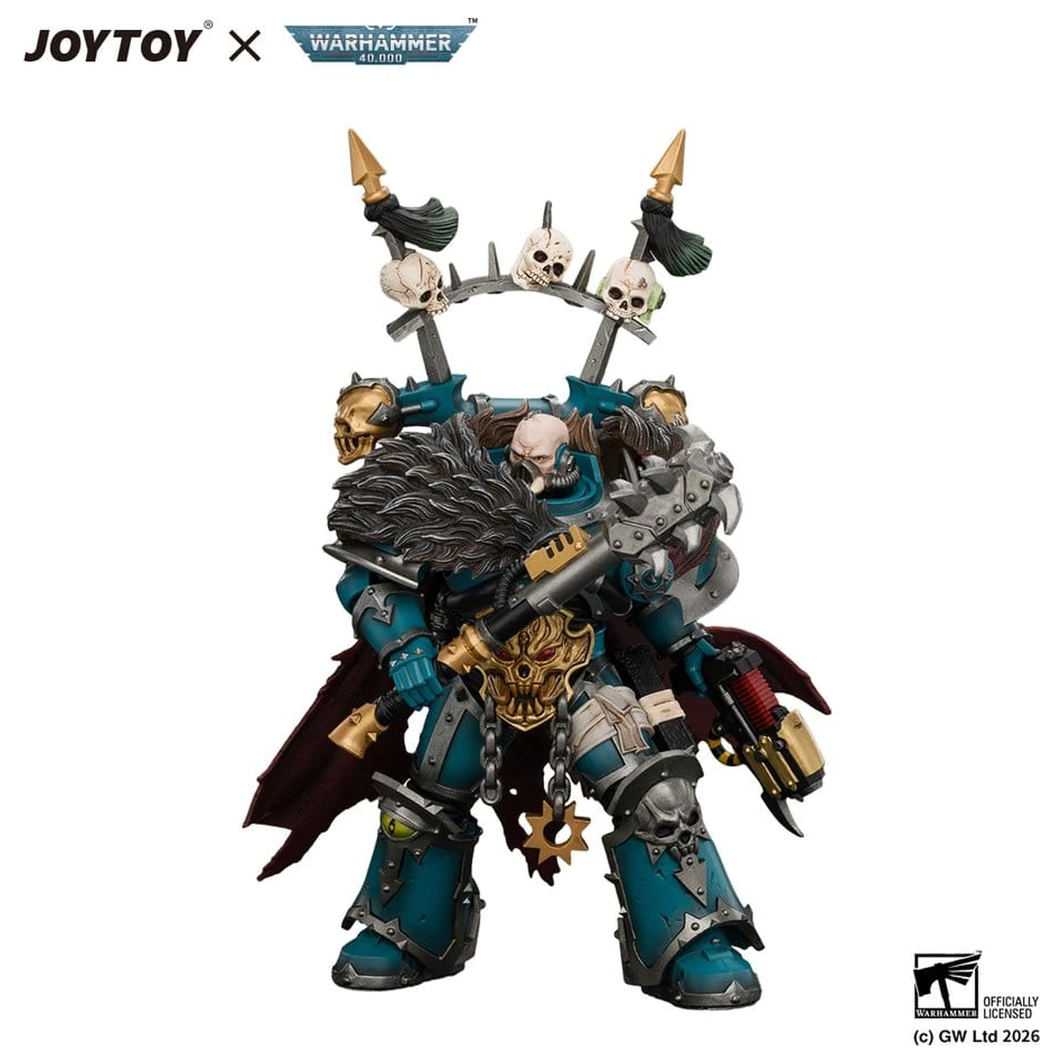 Warhammer akcijska figura Alpha Legion Chaos Lord 13 cm fotografija izdelka