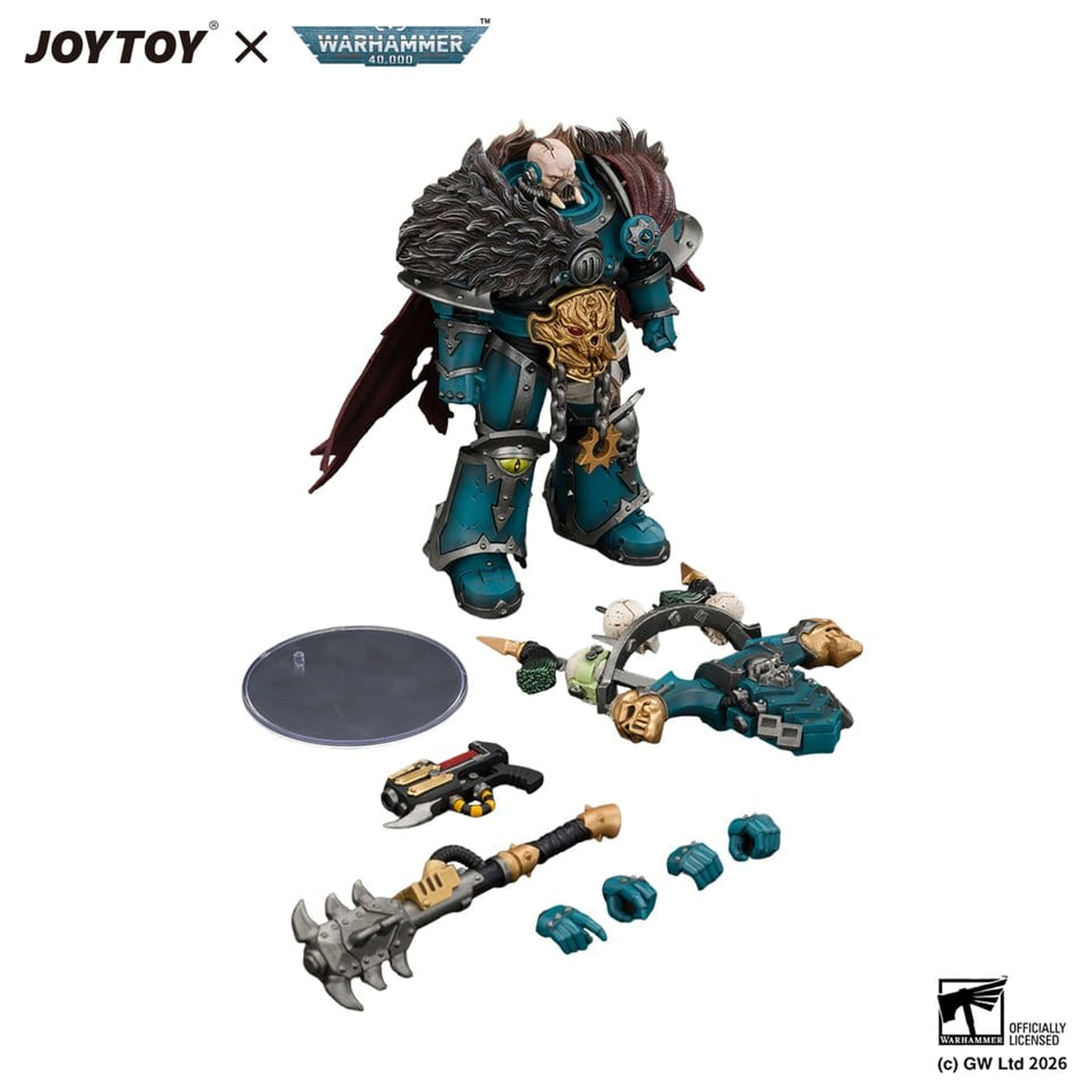 Warhammer akcijska figura Alpha Legion Chaos Lord 13 cm fotografija izdelka