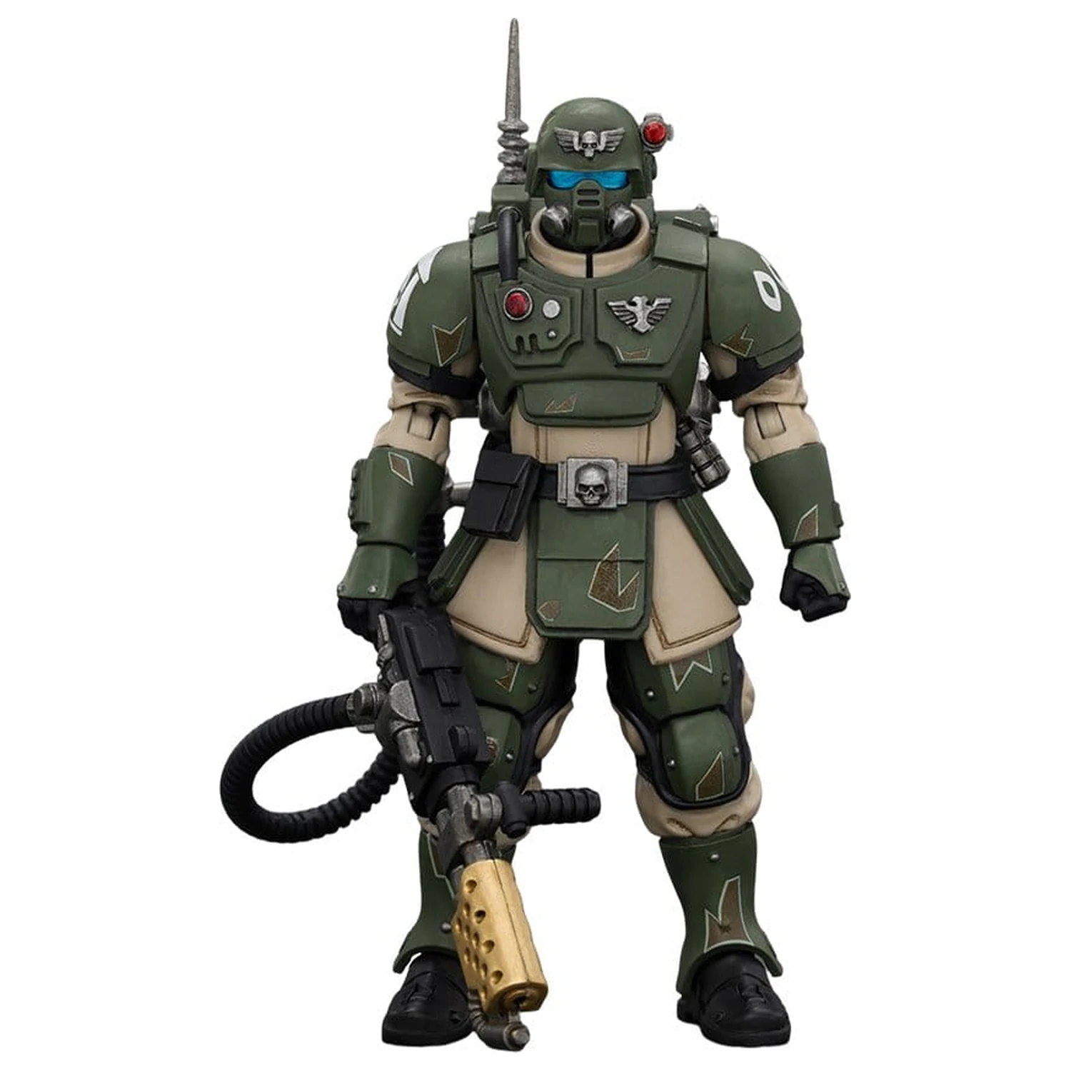 Warhammer akcijska figura Astra Militarum Kasrkin 2 z metalcem ognja fotografija izdelka