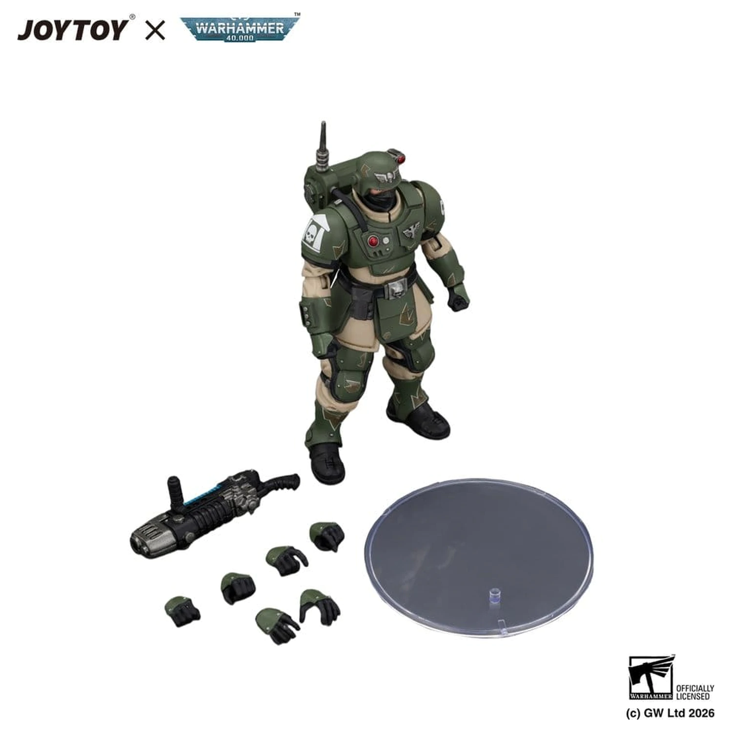 Warhammer Akcijska figura Astra Militarum Kasrkin 4 z Plasma Gun fotografija izdelka