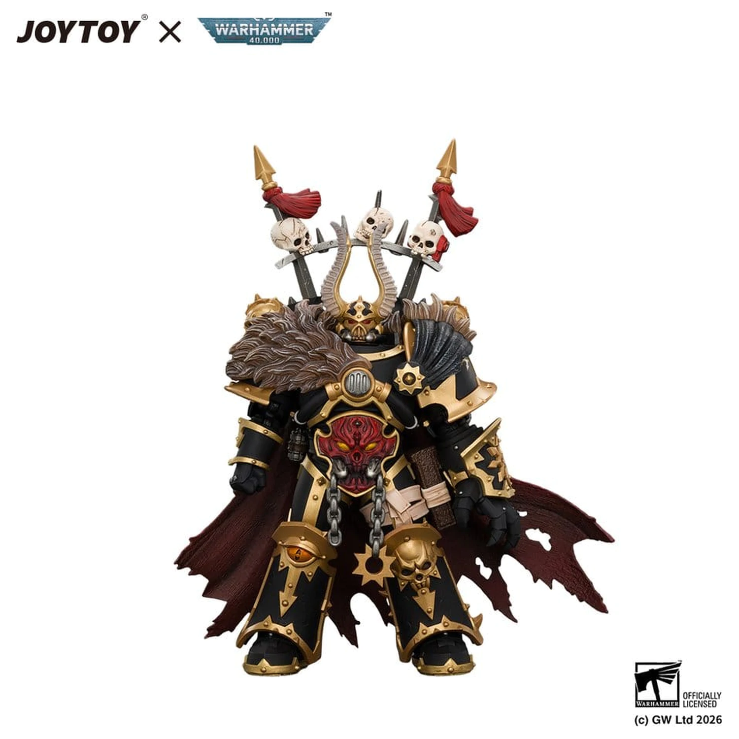 Warhammer zbirateljska figura Black Legion Chaos Lord 13 cm fotografija izdelka
