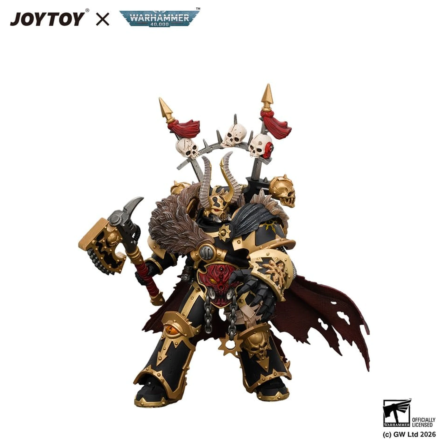 Warhammer zbirateljska figura Black Legion Chaos Lord 13 cm fotografija izdelka