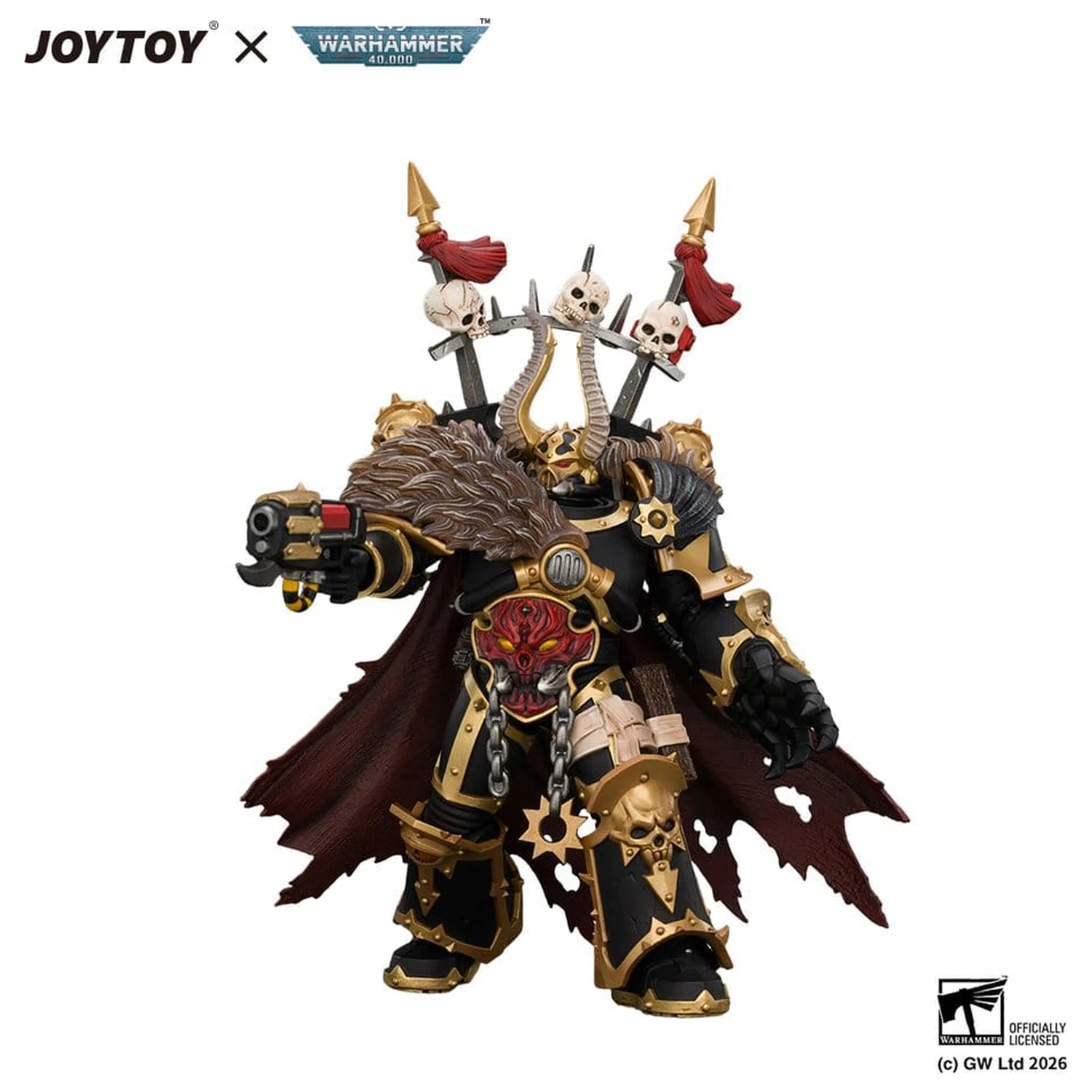 Warhammer zbirateljska figura Black Legion Chaos Lord 13 cm fotografija izdelka