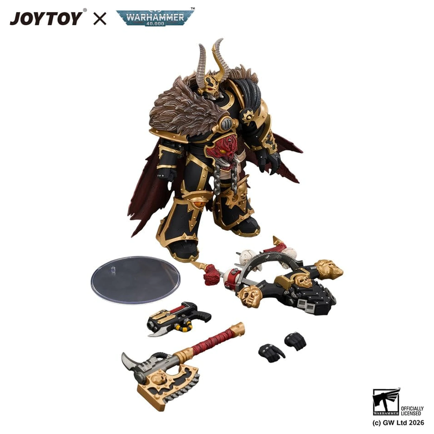 Warhammer zbirateljska figura Black Legion Chaos Lord 13 cm fotografija izdelka