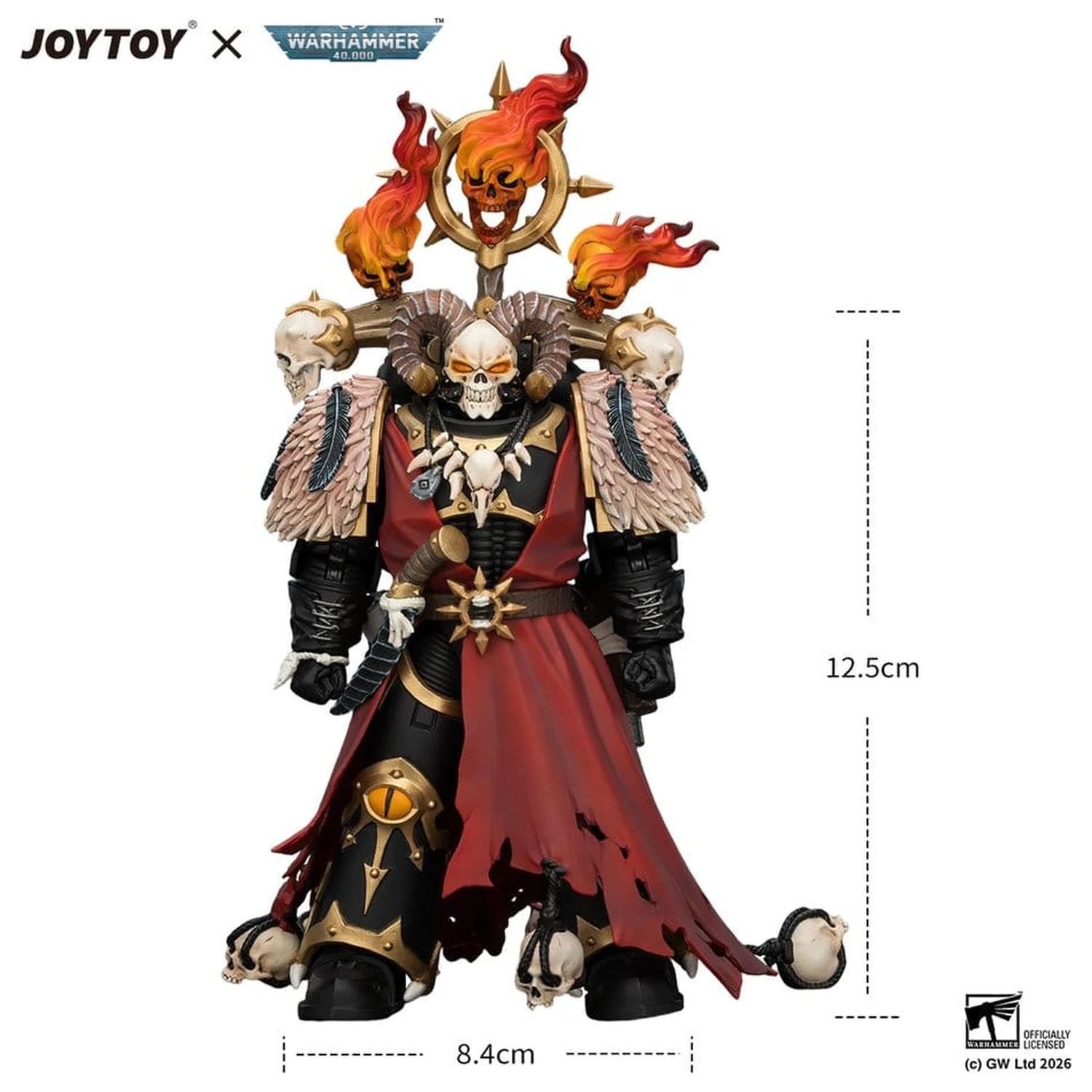 Warhammer akcijska figura Black Legion Master of Possession 13 cm fotografija izdelka