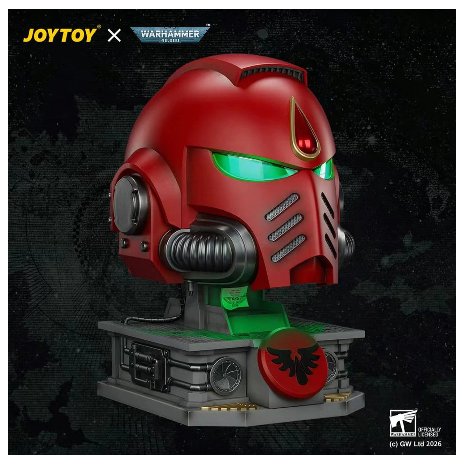 Warhammer Replika Blood Angels MkX čelada in stojalo za prikaz 44 cm fotografija izdelka