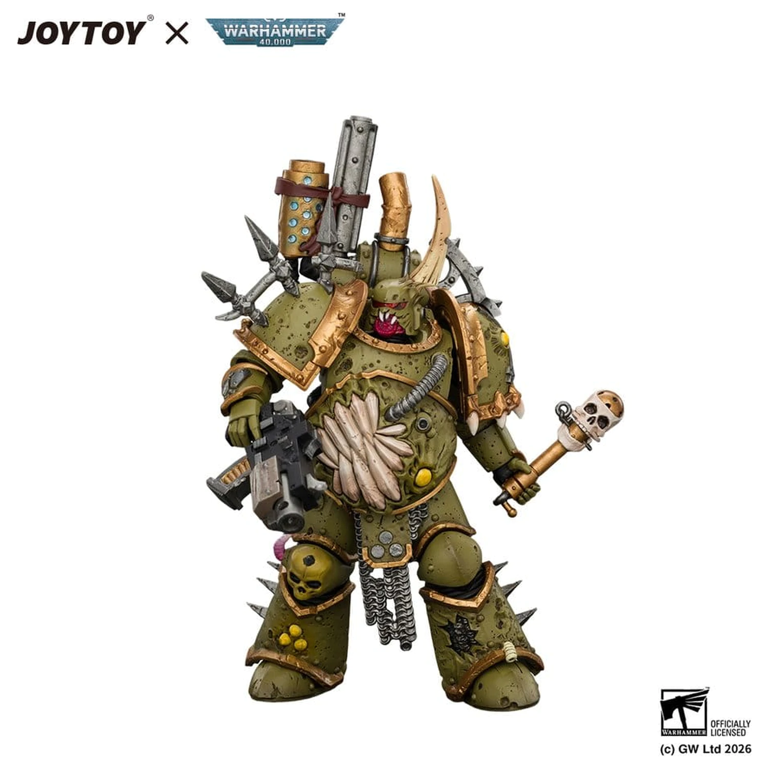 Warhammer akcijska figura Death Guard Plague Marine 1 12 cm fotografija izdelka