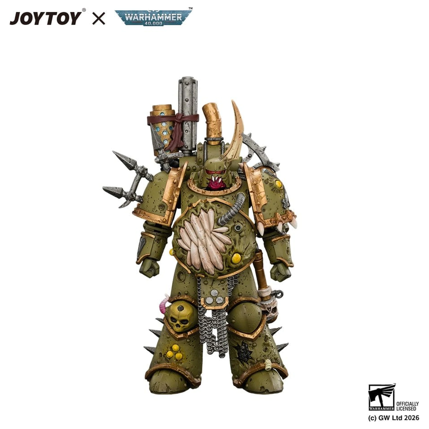 Warhammer akcijska figura Death Guard Plague Marine 1 12 cm fotografija izdelka