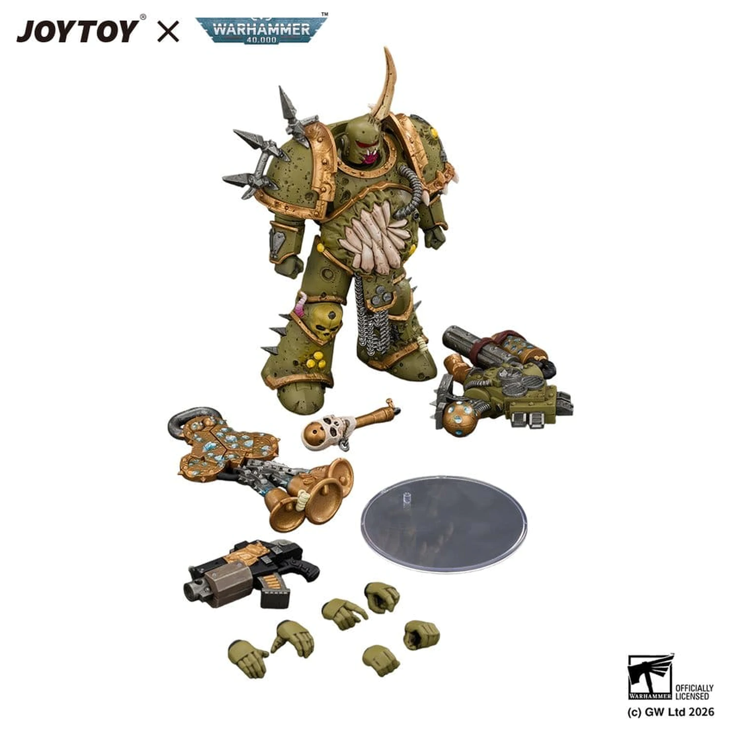 Warhammer akcijska figura Death Guard Plague Marine 1 12 cm fotografija izdelka