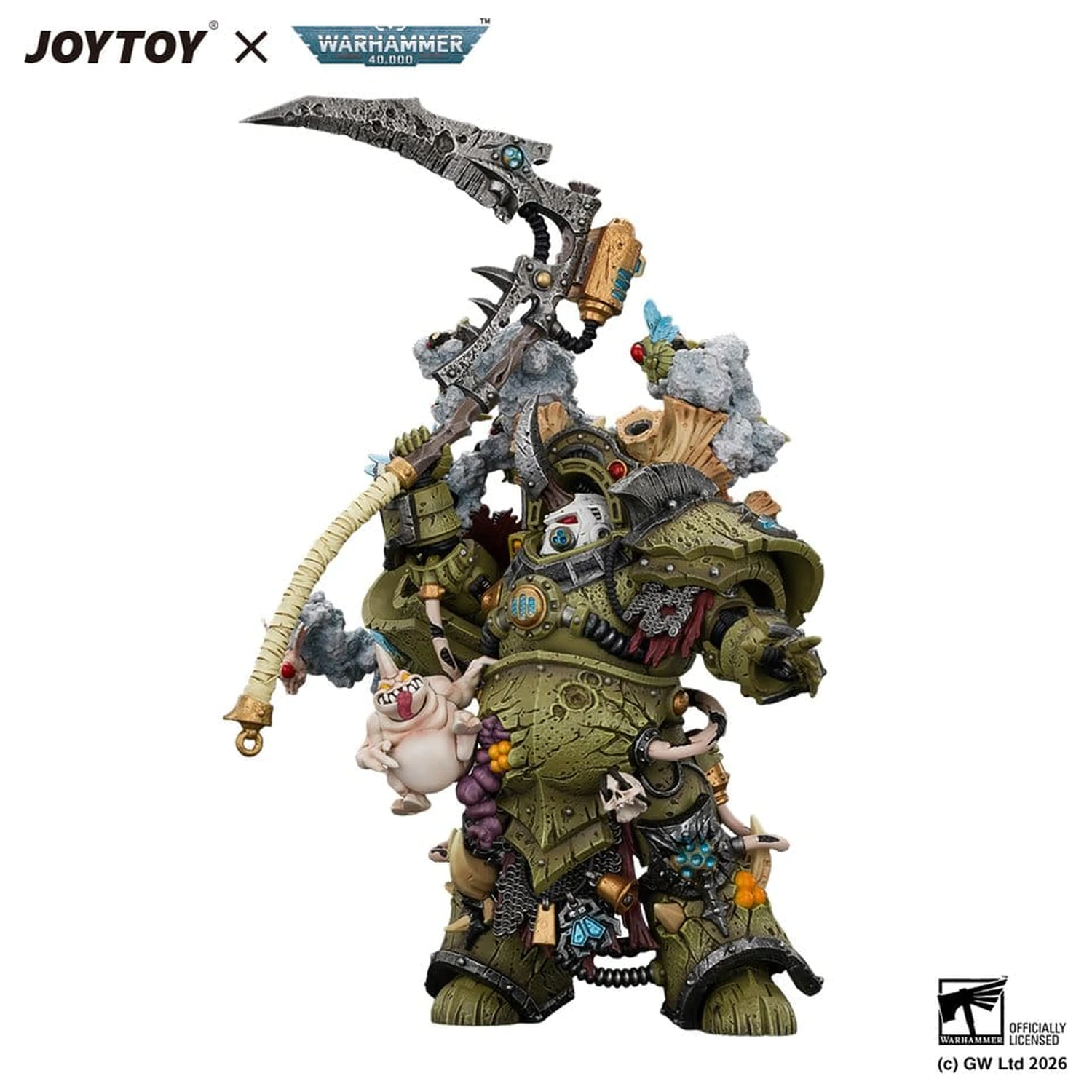 Warhammer akcijska figura Death Guard Typhus Herald of the Plague God 15 cm fotografija izdelka