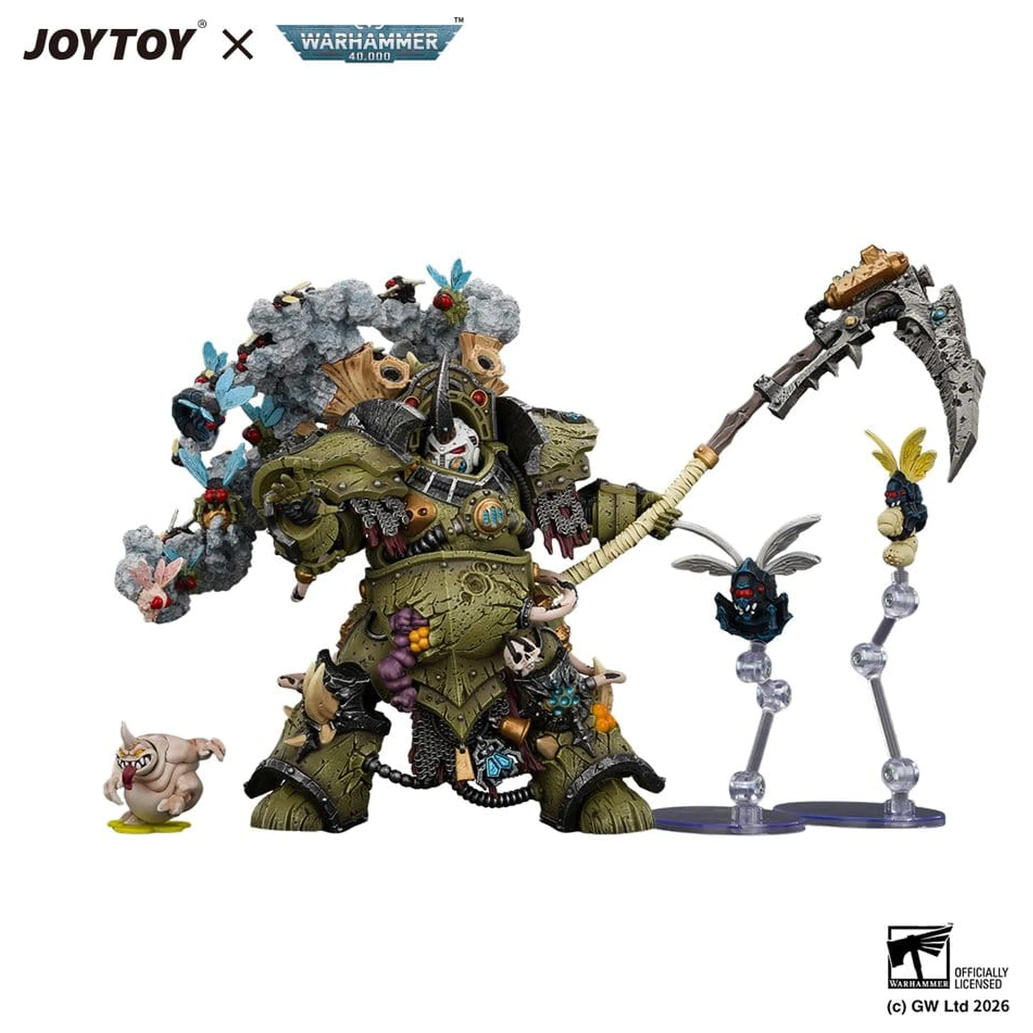 Warhammer akcijska figura Death Guard Typhus Herald of the Plague God 15 cm fotografija izdelka