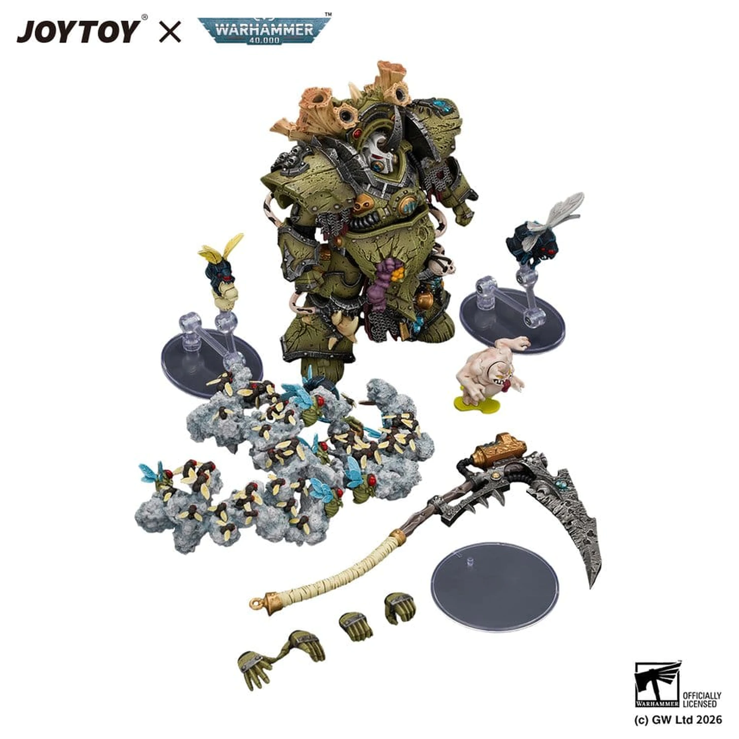 Warhammer akcijska figura Death Guard Typhus Herald of the Plague God 15 cm fotografija izdelka