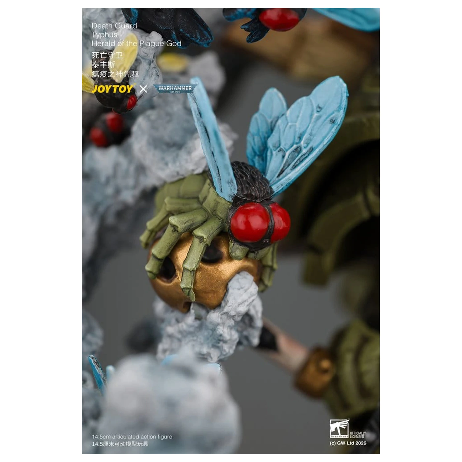 Warhammer akcijska figura Death Guard Typhus Herald of the Plague God 15 cm fotografija izdelka