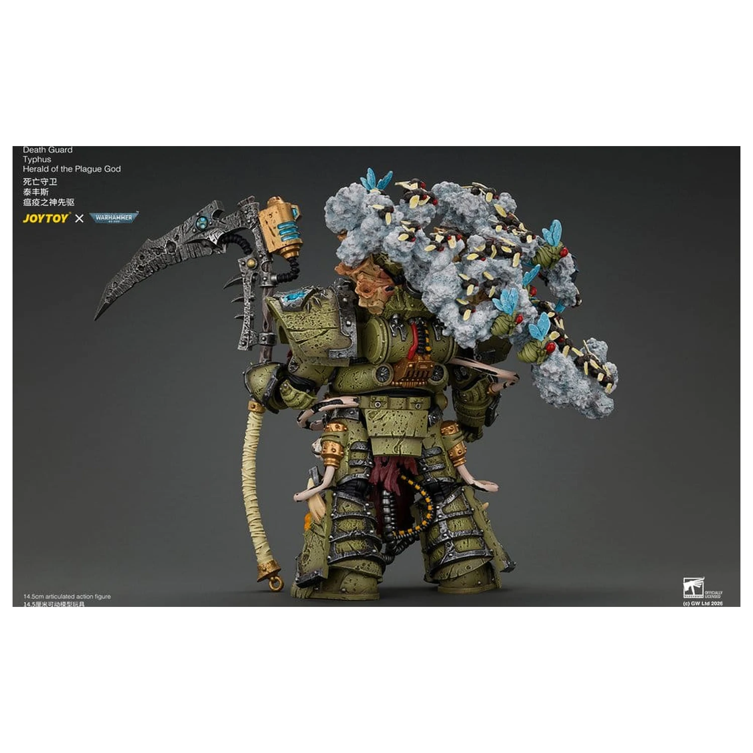 Warhammer akcijska figura Death Guard Typhus Herald of the Plague God 15 cm fotografija izdelka