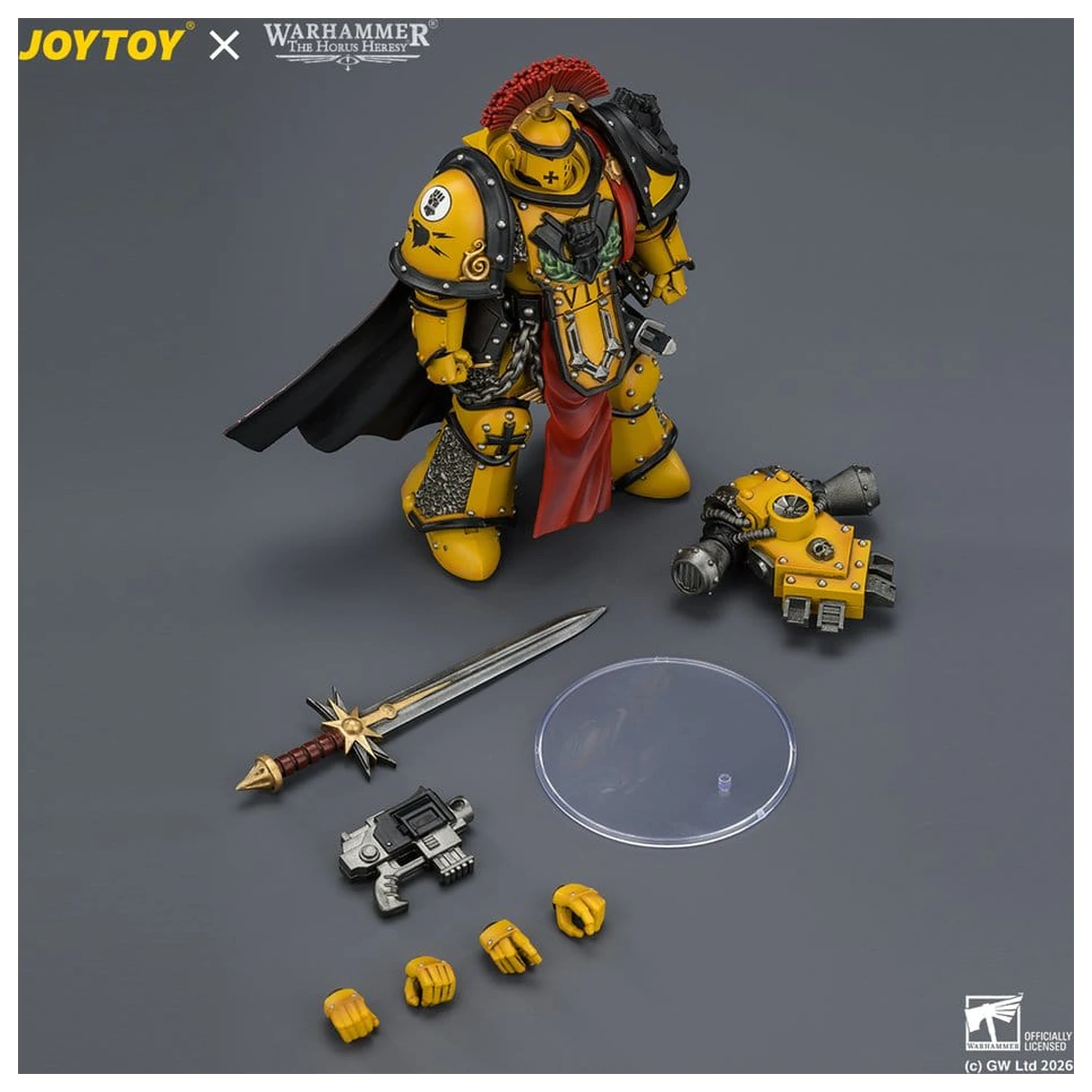 Warhammer akcijska figura Imperial Fists Legion Praetor in Mk III Armour 13 cm fotografija izdelka