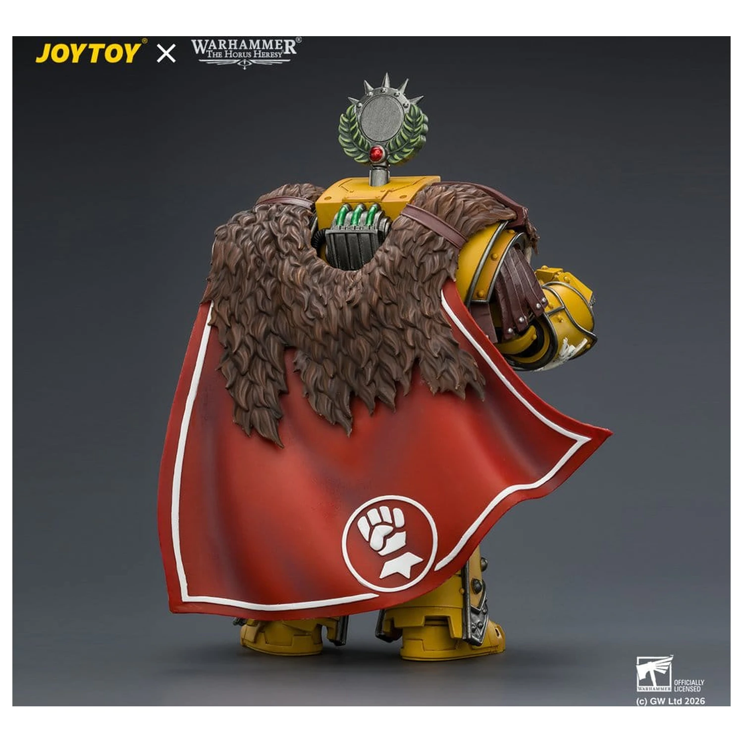 Warhammer akcijska figura Imperial Fists Lord Castellan Evander Garrius, The Tyrant of Cthonia 14 cm fotografija izdelka