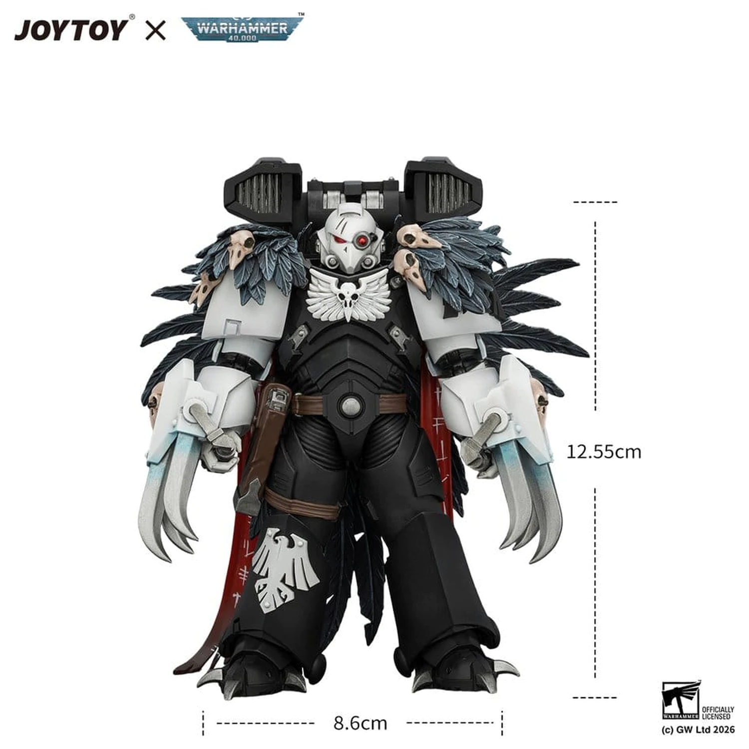 Warhammer akcijska figura Raven Guard Chapter Master Aethon Shaan 13 cm fotografija izdelka