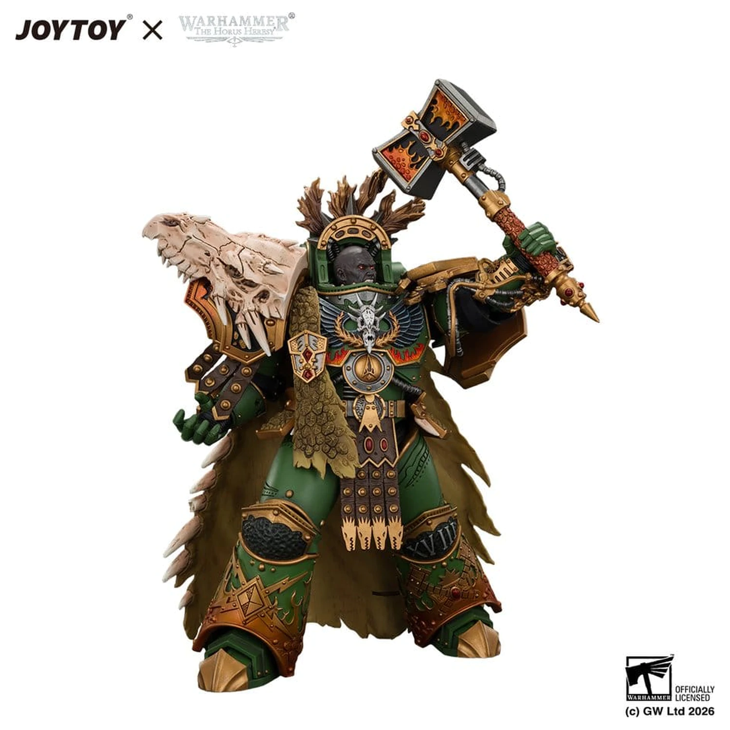 Warhammer figurica Salamanders Vulkan, Primarh XVIII. legije 21 cm fotografija izdelka